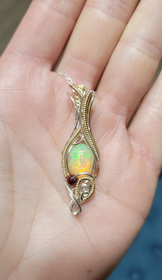 Ethiopian Opal Pendant #4
