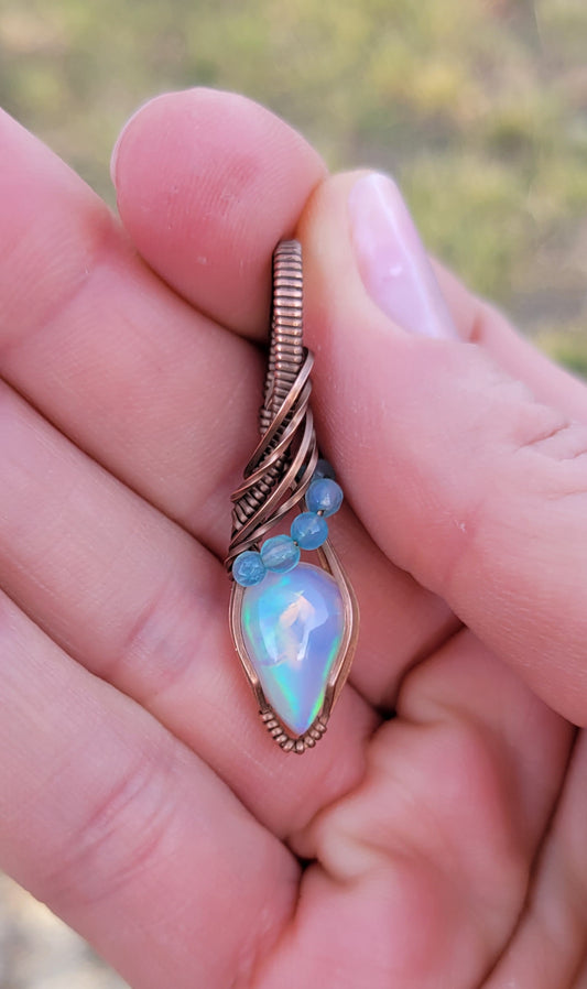 Ethiopian Opal Pendant #2