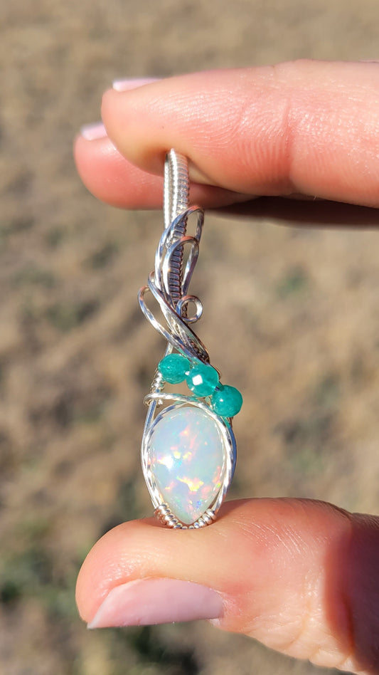 Ethiopian Opal Pendant