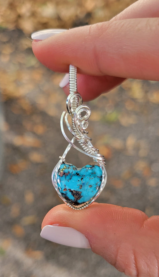 Iranian Turquoise Heart