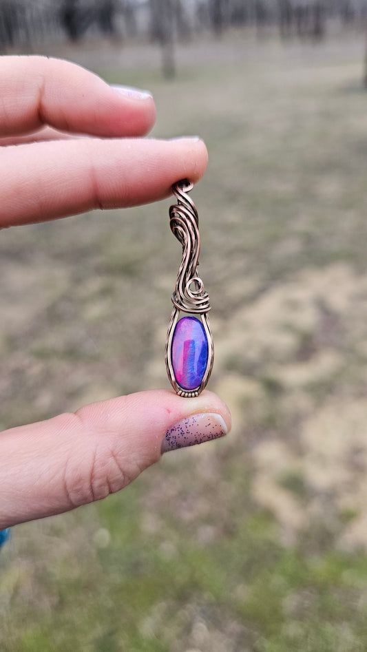 Aurora Opal Pendant