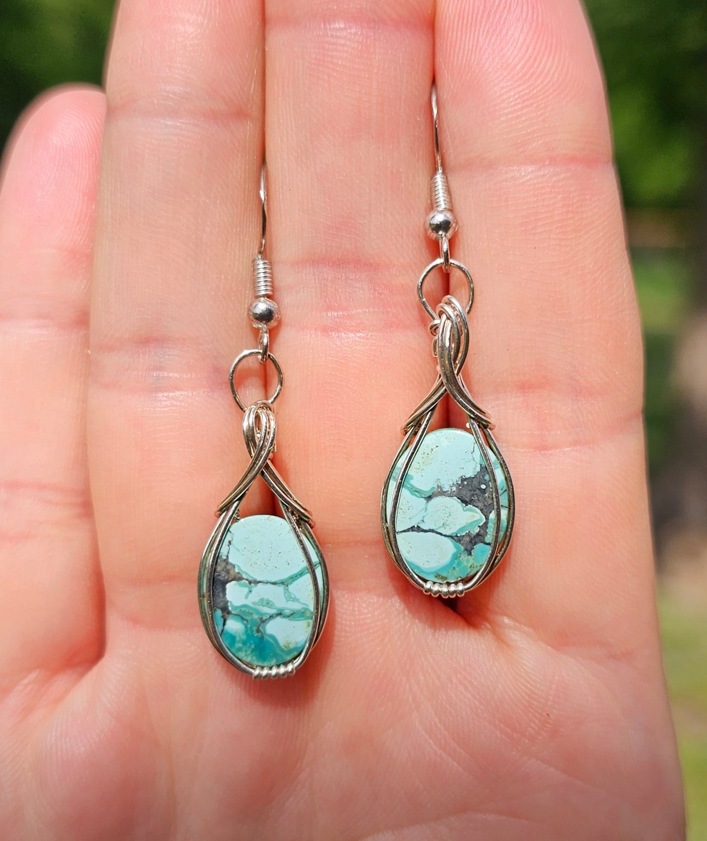Tibetan Turquoise Earrings
