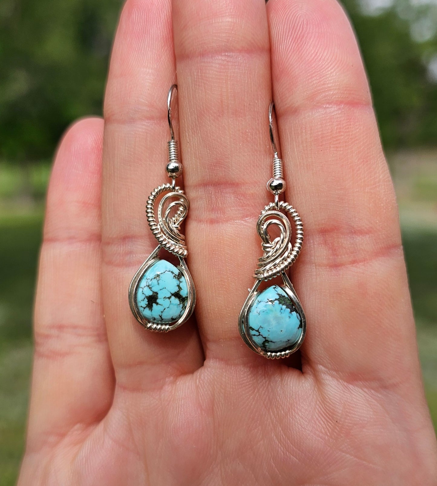 Tibetan Turquoise Earrings
