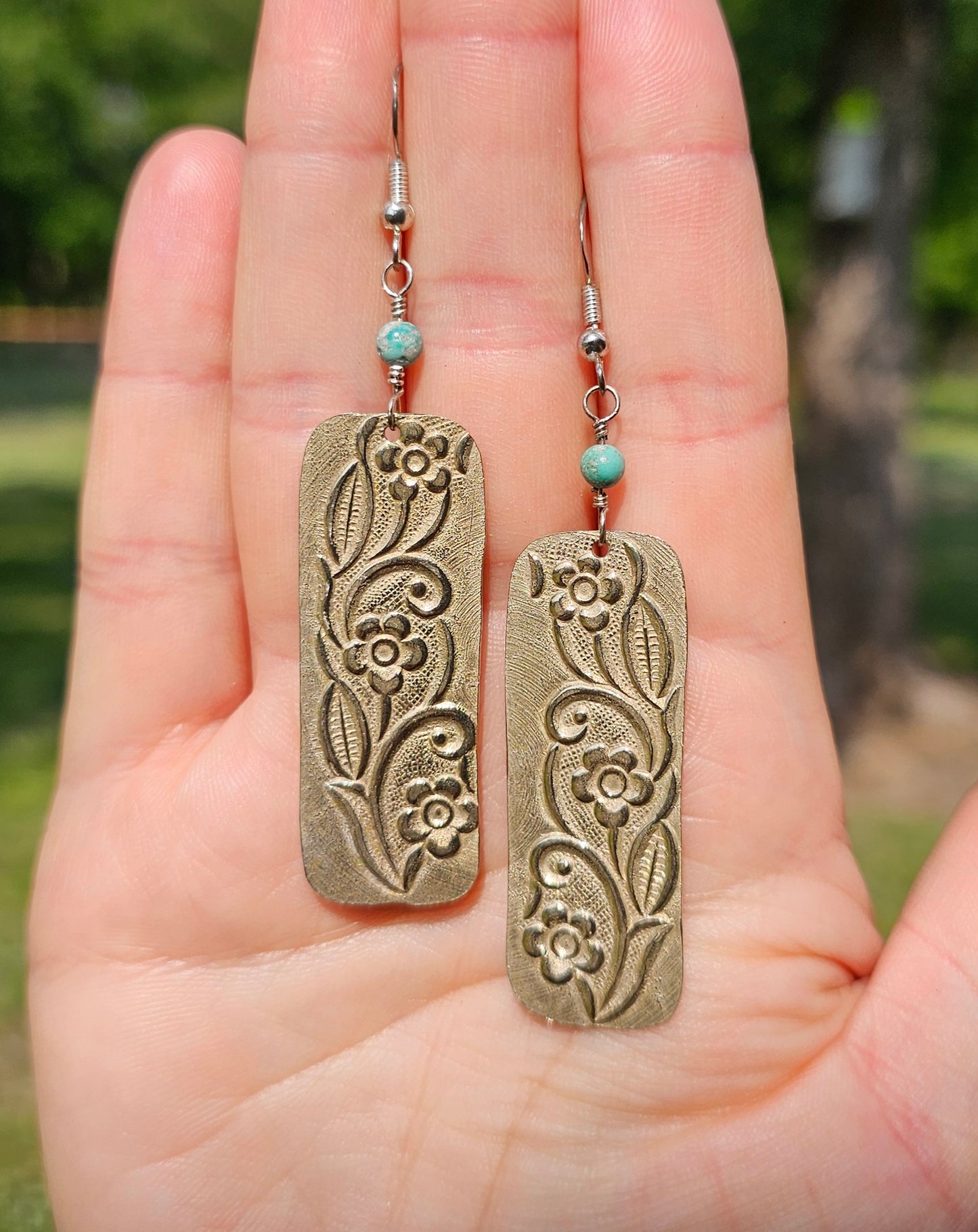 Floral Pattern Earrings