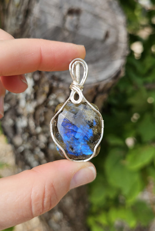 Blue Labradorite Pendant #2
