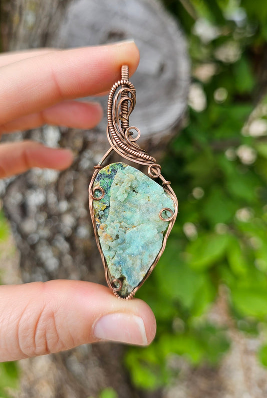 Chrysocolla Pendant