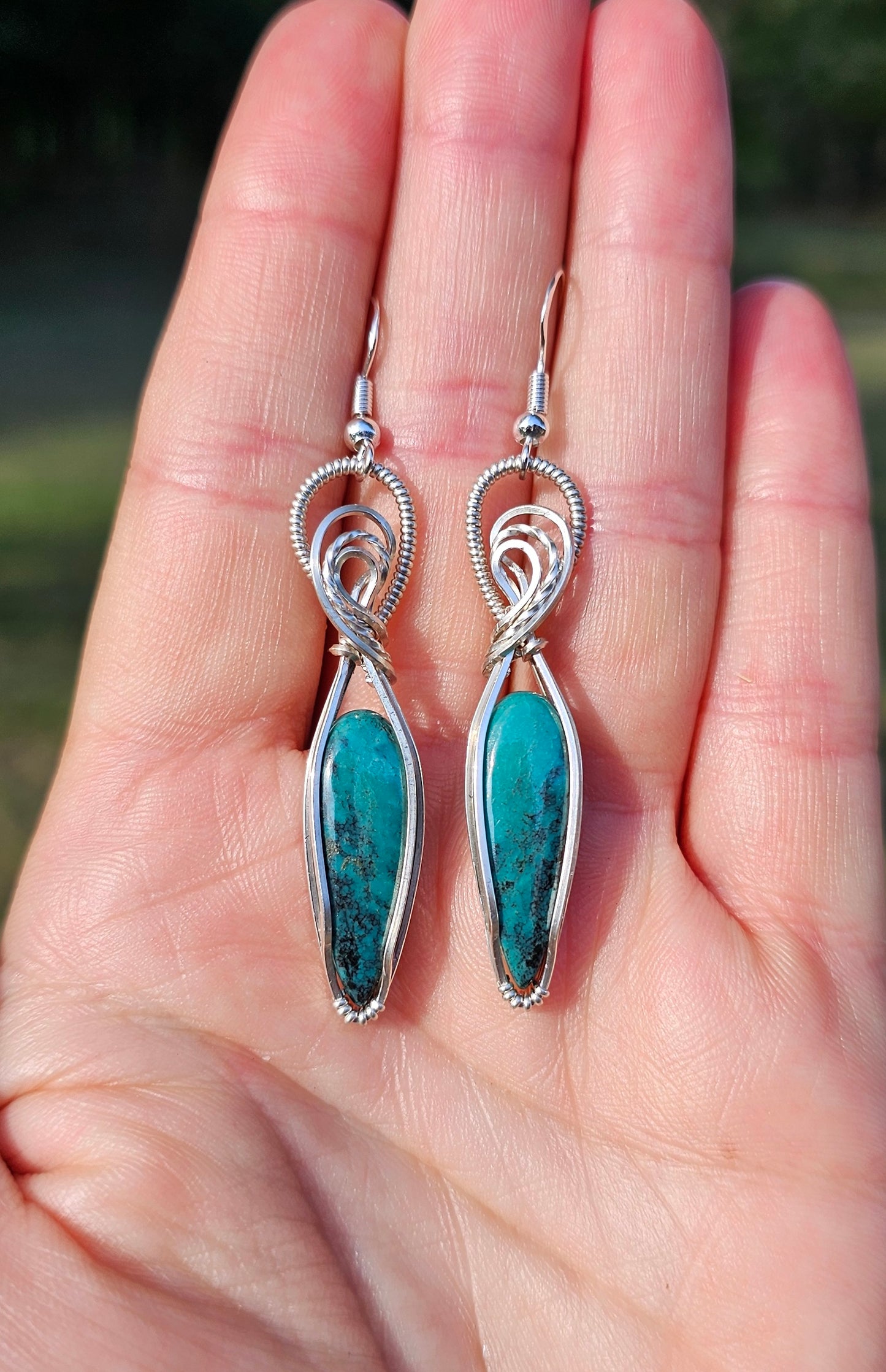 Tibetan Turquoise Earrings