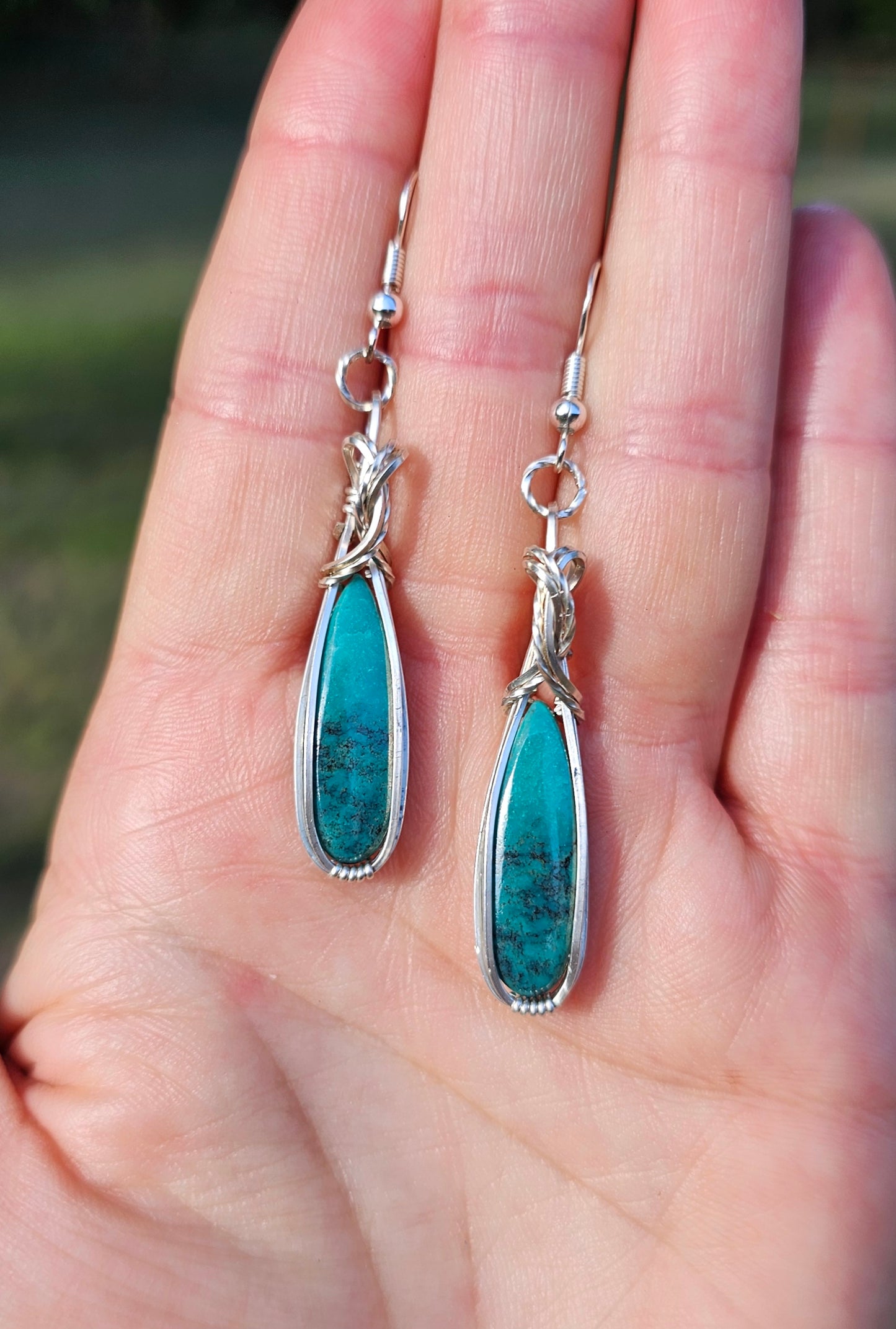 Tibetan Turquoise Earrings