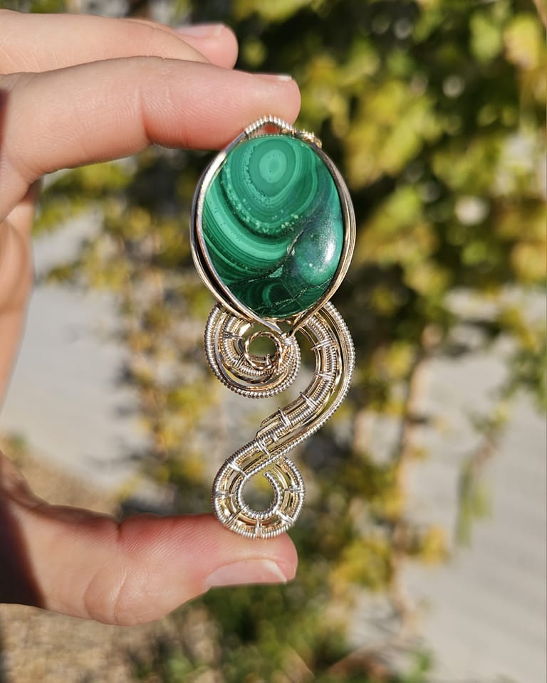 Malachite Pendant #2